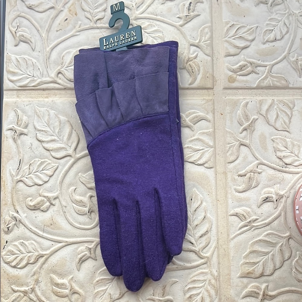 Lauren Ralph Lauren | NWT Purple Gloves for Elegant Style